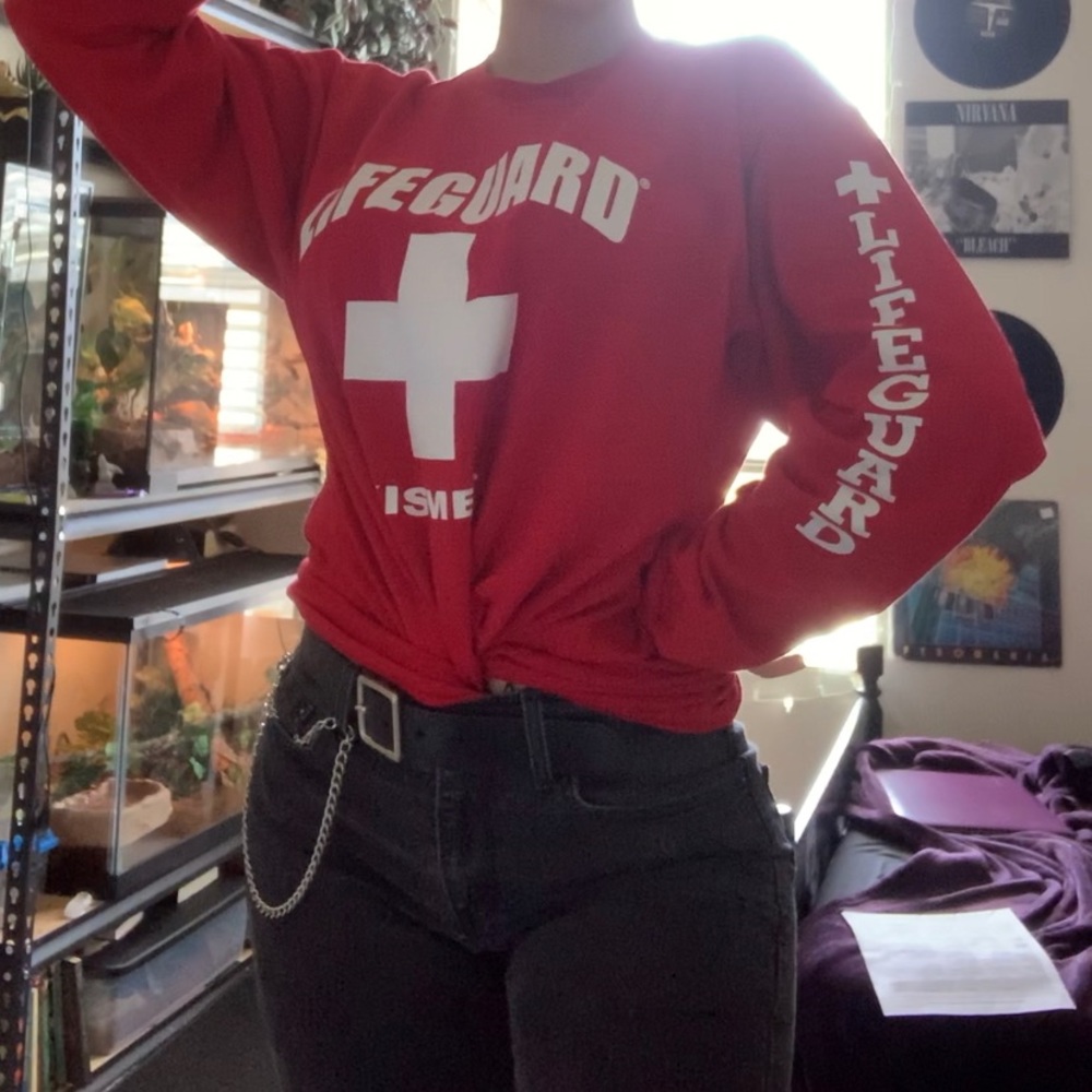 Long Sleeve Life Guard T shirt